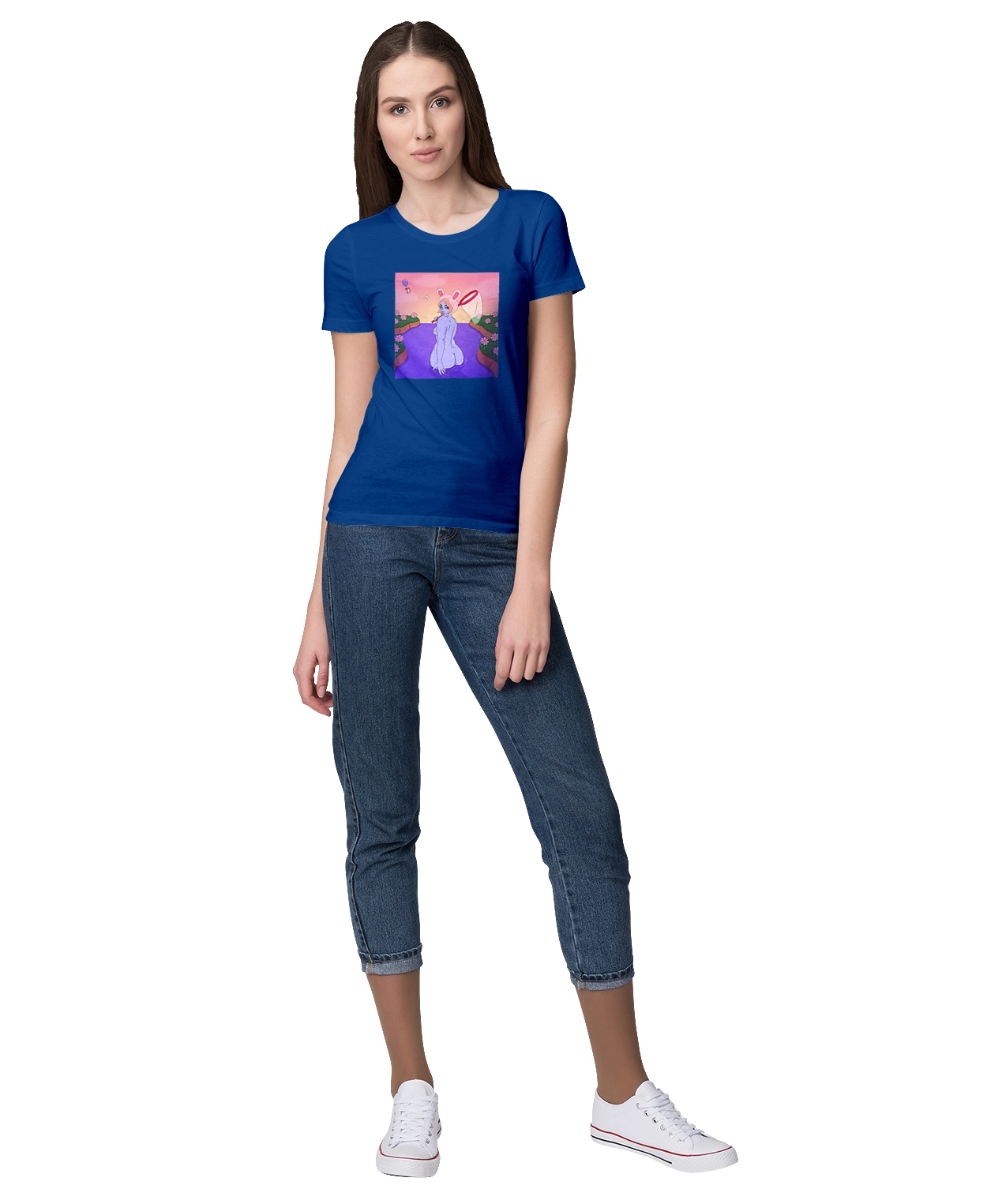 Purple Girl On The Hunt