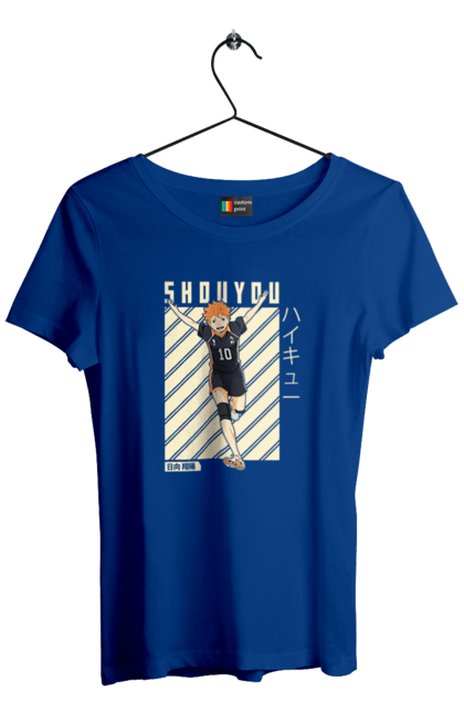 Women`s t-shirt with prints Haikyu!! Hinata. Anime, haikyu, hinata, manga, shoyo hinata, sports anime, volleyball. 2070702