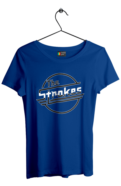 Women's t-shirt with prints The Strokes. Alternative rock, garage rock, group, indie, indie rock, music, post-punk revival, rock, strokes. 2070702