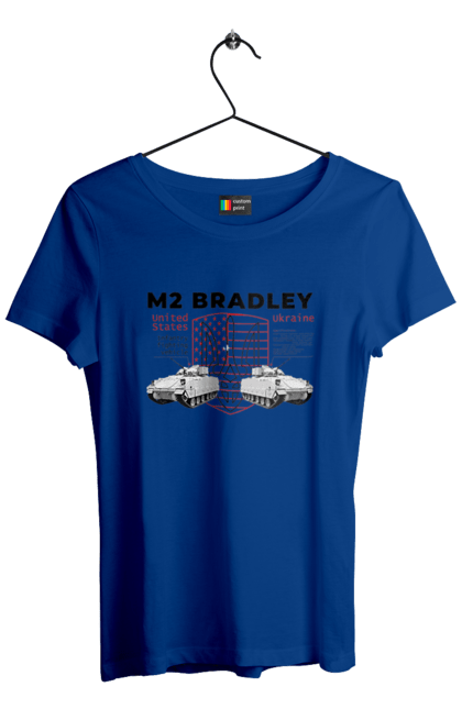 Women`s t-shirt with prints M2 Bradley. F16, howitzer, industrious, m2 bradley, nasams, suzanne, zuzana. 2070702