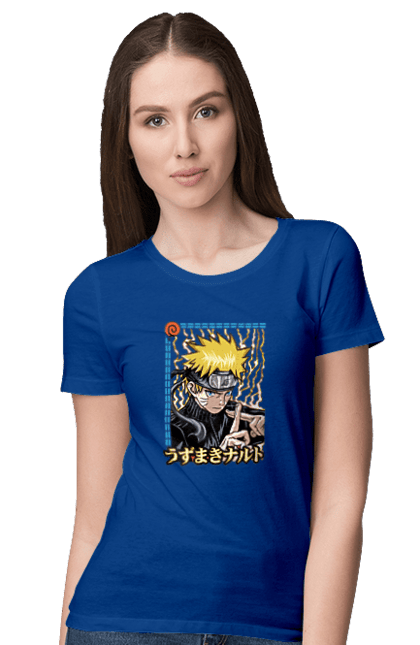 Women's t-shirt with prints Naruto. Anime, character, manga, naruto, ninja, tv series. 2070702