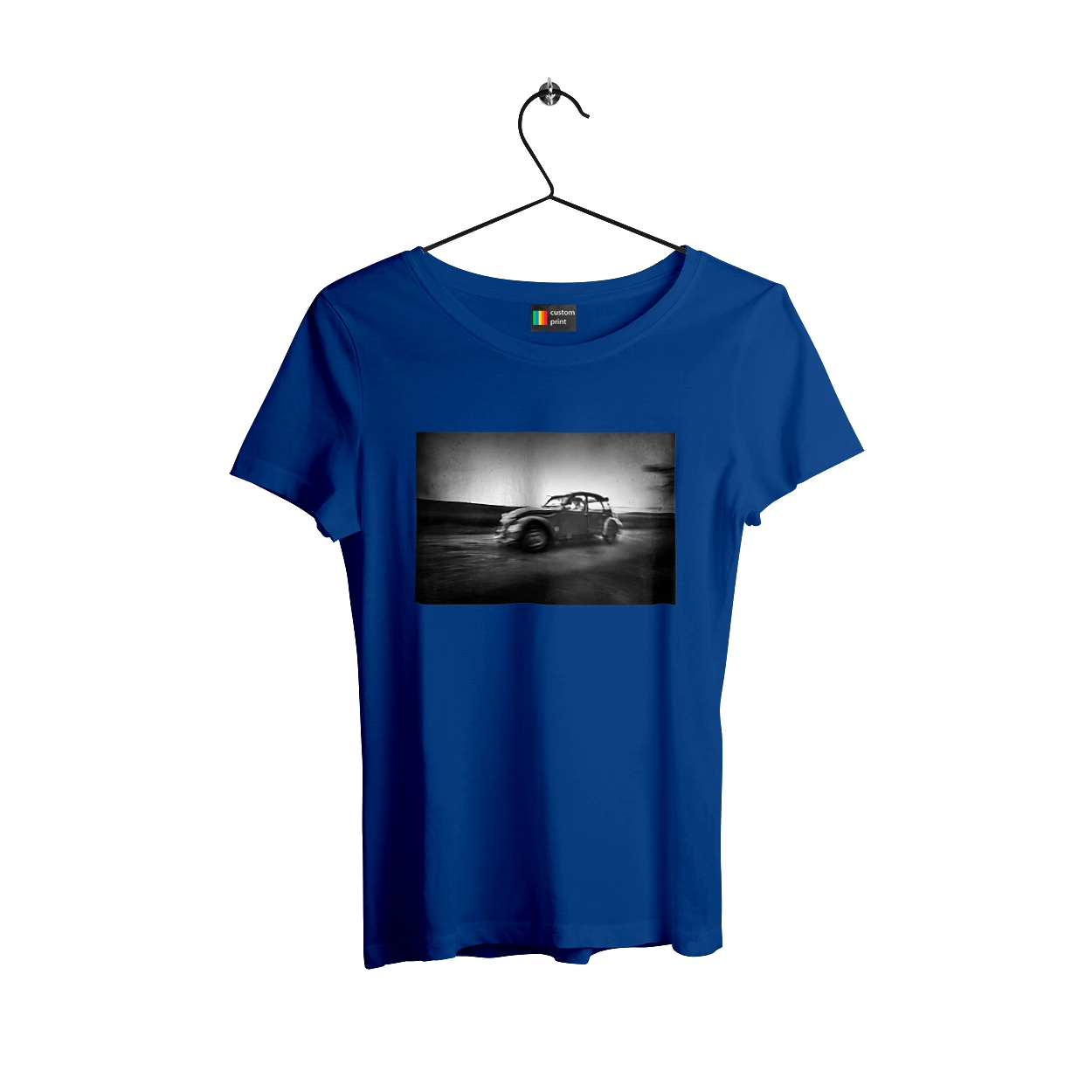 Retro car black and white