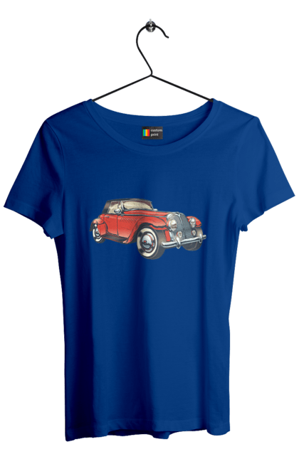 Women`s t-shirt with prints Car Rarity. Car, retro. 2070702