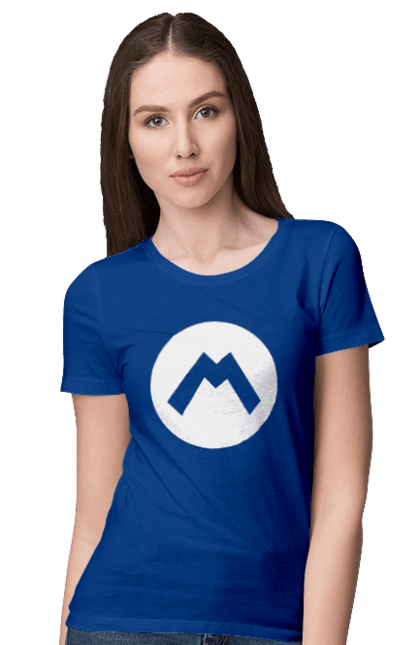 Women's t-shirt with prints Mario. Character, game, mario, mario bros, nintendo. 2070702