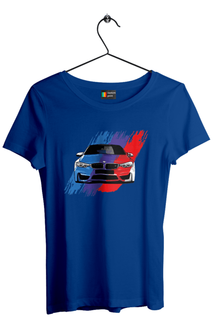 Футболка жіноча з принтом "BMW". Bmw, авто, бмв, бмв фан, фанклуб. 2070702