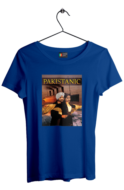 Футболка жіноча з принтом "Pakistanic". Гумор, кіно, креативні, пакістан, приколи, прикольні, смішні, титанік, тренди, фільми. 2070702