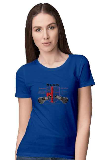 Women`s t-shirt with prints NLAW. Caesar, himars, nlaw, patriot, weapons, zaluzhny. 2070702