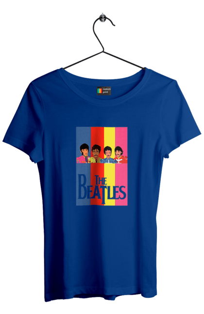 Women's t-shirt with prints The Beatles. Beatles, george harrison, john lennon, liverpool four, music, paul mccartney, ringo starr. 2070702