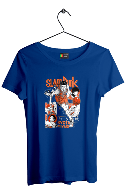 Women's t-shirt with prints Ryota Miyagi. Anime, basketball, comedy, manga, ryota miyagi, school, shonen, slam dunk, sports anime. 2070702