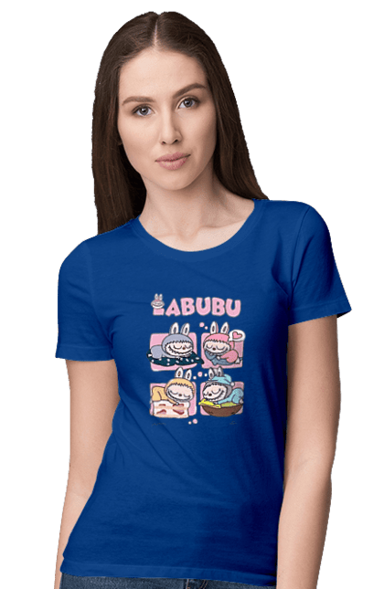 Women`s t-shirt with prints Labubu`s Dream. Labubu, toys, weird cute. 2070702