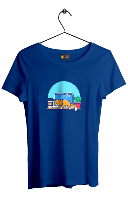 Футболка жіноча з принтом "Кіт програміст". Angular, c, css, html, it, javascript, jquery, php, python, react, svelt, vue, айтишник, айті, гумор, код, кодувати, прогер, програміст, програмісти, ти ж, ти ж програміст, тиж програміст. 2070702