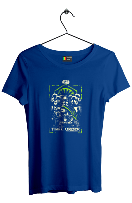 Women's t-shirt with prints Star Wars First Order. First order, military dictatorship, movie, star wars, stormtroopers. 2070702