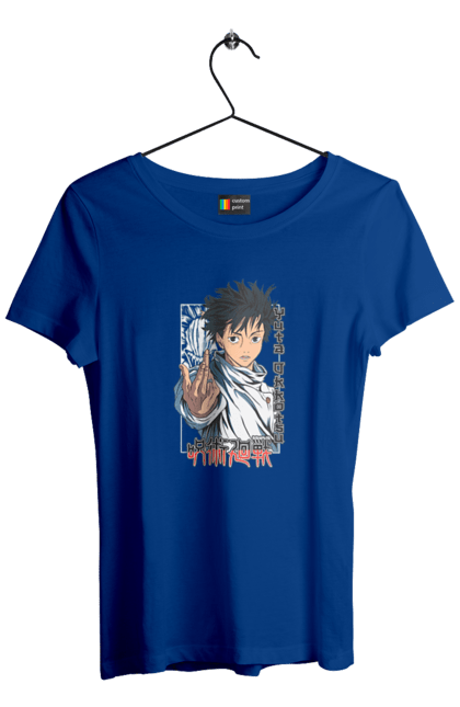 Women's t-shirt with prints Jujutsu Kaisen Yuta Okkotsu. Anime, dark fantasy, jujutsu kaisen, magic battle, manga, mystic, yuta, yuta okkotsu. 2070702