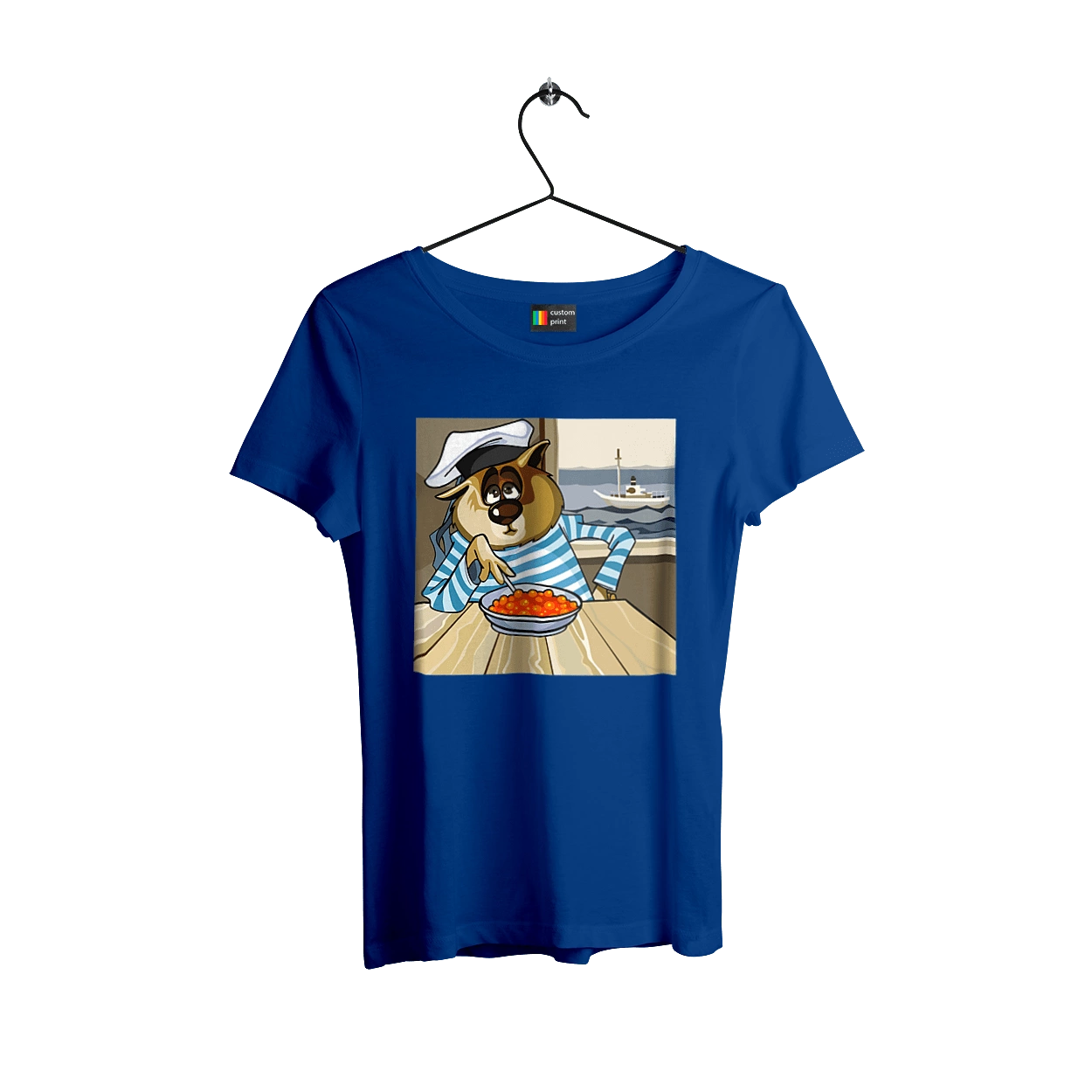 Кот Моряк, На Корабле Ест Красную Икру