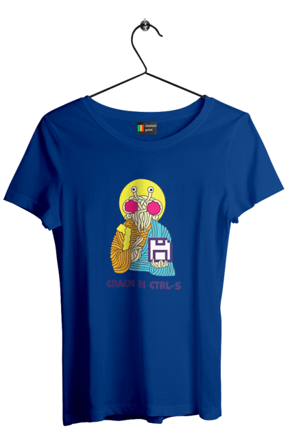 Women`s t-shirt with prints Save and ctrl+s. Cake, fuck that ctrl+s, hilarious, humor, it, joke, joy, laugh, lol, meme, programmer, save and ctrl+s. 2070702
