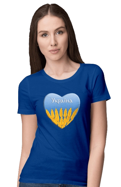 Серце з колосками Україна