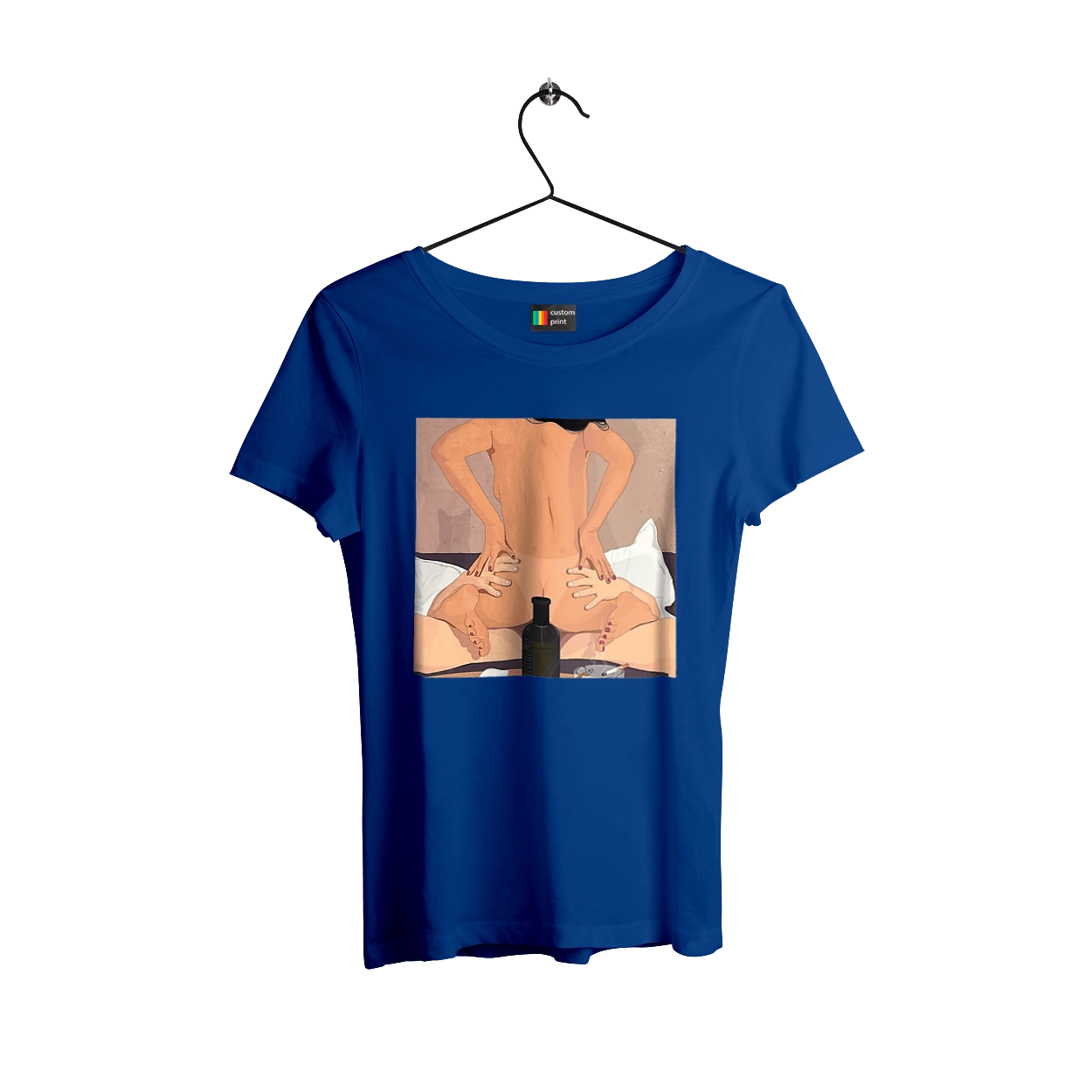 Гола Дівчина, Пляшка І Сигарети