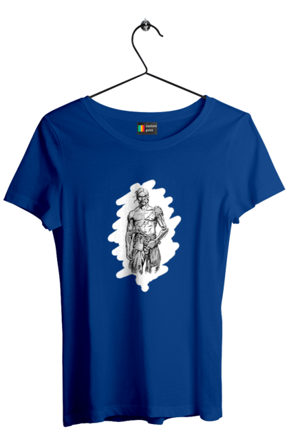 Women`s t-shirt with prints Cyborgs of ukraine. Cossack, cyborg, forelock, patriot, pistol, ukrainian, vusa, zbroya. 2070702
