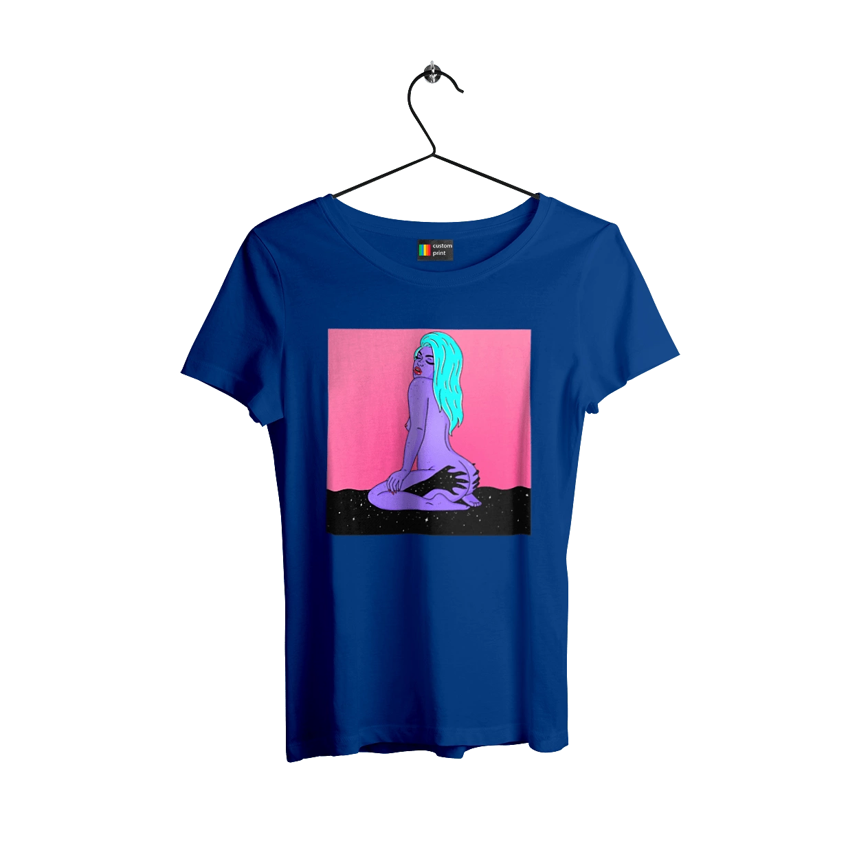 Фиолетовая Девушка В Руках