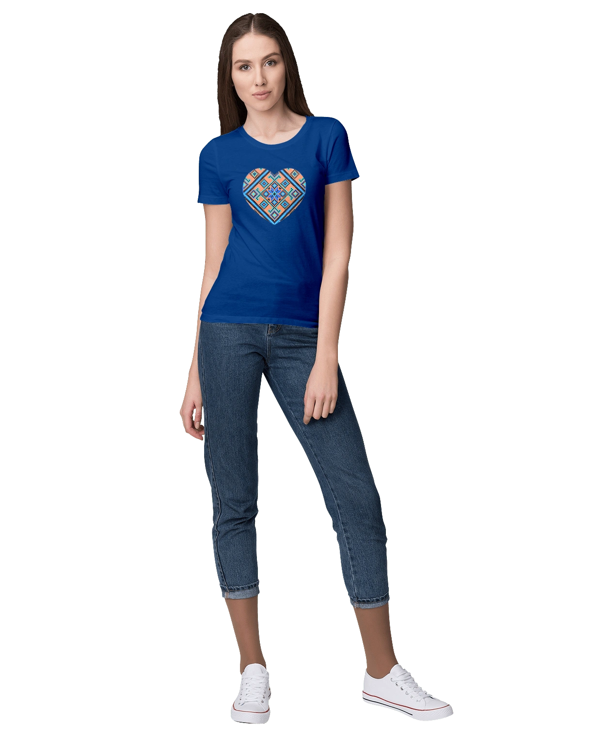 Серце вишивка