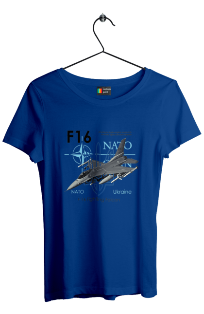 Women`s t-shirt with prints F16. F16, howitzer, nasams, suzanne, zaluzhny, zuzana. 2070702
