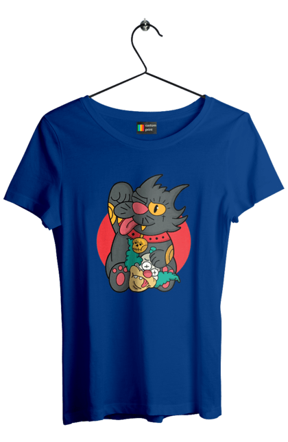 Women`s t-shirt with prints The Simpsons Krusty the Clown. Clown, krusty, krusty the clown, simpsons. 2070702