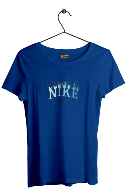 Футболка жіноча з принтом "Nike". Nike, логотип, надпись, найк. futbolka.stylus.ua