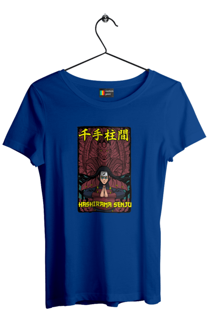 Women's t-shirt with prints Naruto Hashirama. Anime, character, hashirama, hashirama senju, hokage, manga, naruto, ninja, tv series. 2070702