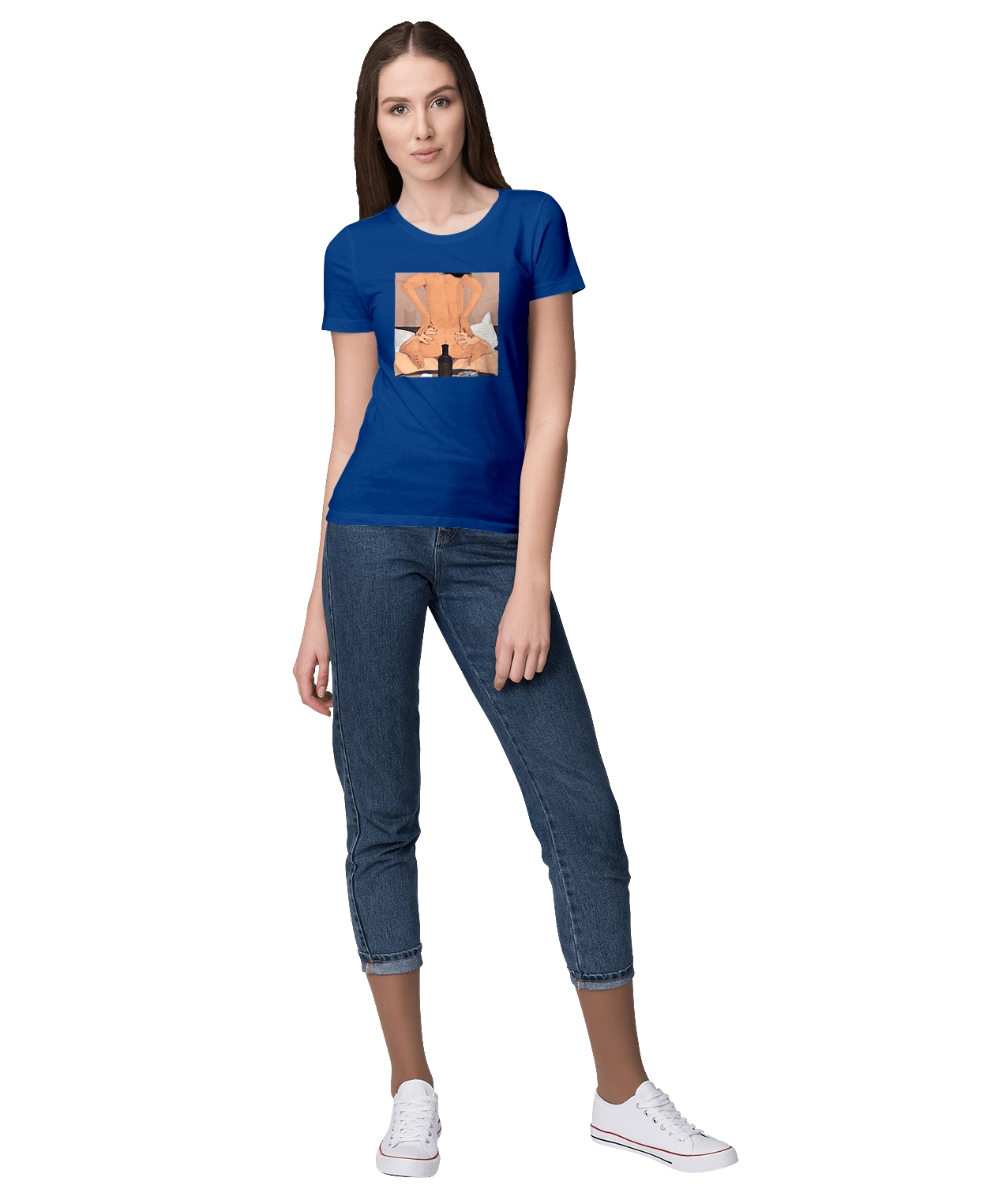 Гола Дівчина, Пляшка І Сигарети