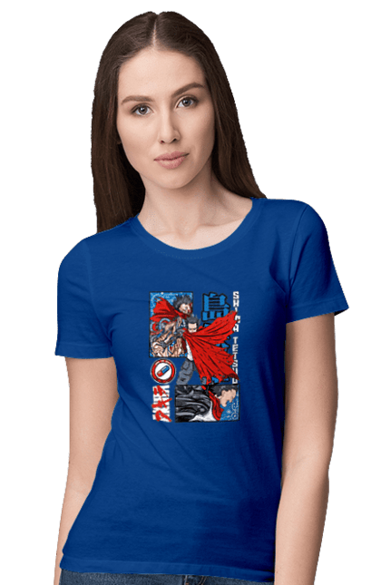 Women's t-shirt with prints Akira Tetsuo Shima. Akira, anime, cyberpunk, manga, tetsuo shima. 2070702