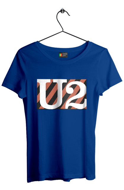 Women's t-shirt with prints Group U2. Alternative rock, dance rock, group, music, post-punk, rock, soft rock, tour. 2070702