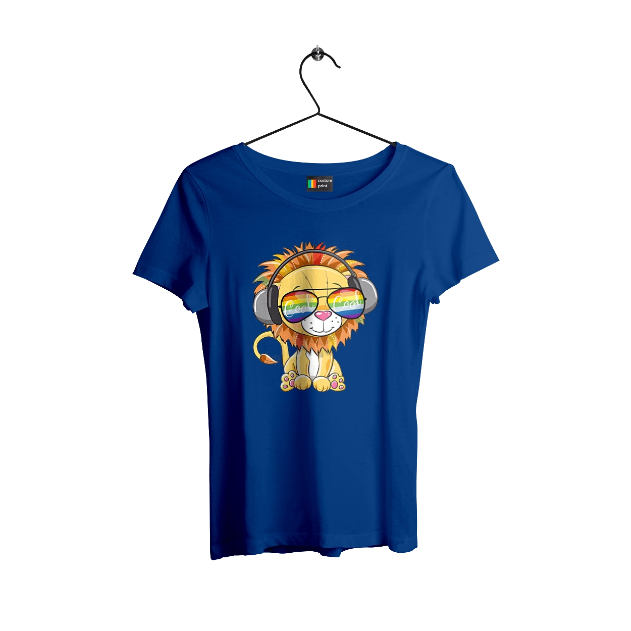 Lion In Glasses And Headphones