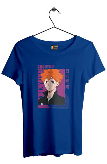 Women`s t-shirt with prints Haikyu!! Hinata. Anime, haikyu, hinata, manga, shoyo hinata, sports anime, volleyball. 2070702