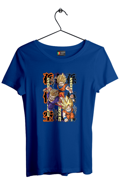 Футболка жіноча з принтом "Перли дракона". Anime, dragon ball, goku, manga, vegeta, аніме, вегета, гоку, манга, перли дракона. 2070702