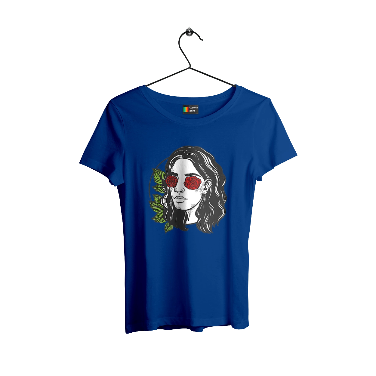 Girl With Roses In The Eyes