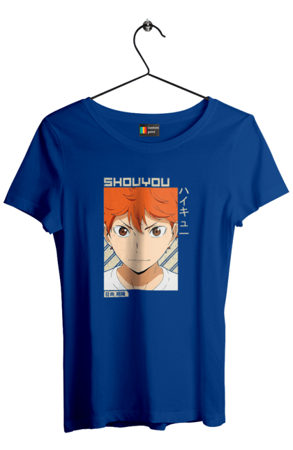 Women`s t-shirt with prints Haikyu!! Hinata. Anime, haikyu, hinata, manga, shoyo hinata, sports anime, volleyball. 2070702