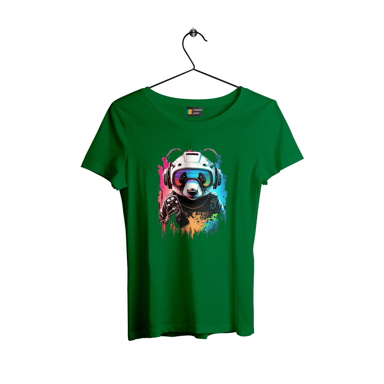 Панда в VR шлеме