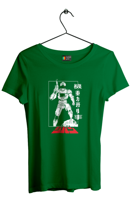 Women's t-shirt with prints The Mobile Cop Jiban. Jiban, mobile cop, mobile cop jiban, superhero, tv series. 2070702