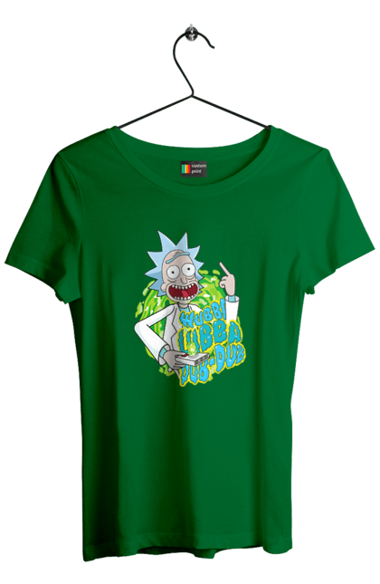 Футболка жіноча з принтом "Рік та Морті". Rick and morty, мультфільм, наукова фантастика, пригоди, рік, рік і морті, трагікомедія, чорний гумор. 2070702