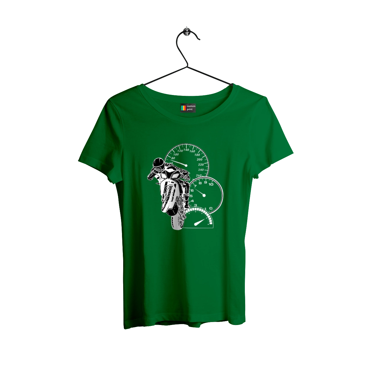 Motorcycle And Speed White