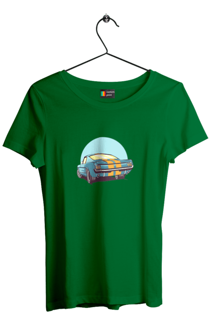 Футболка жіноча з принтом "Авто". Авто, герой, гроші, монстр, музика, новий, персонаж, робот, супер герой. 2070702