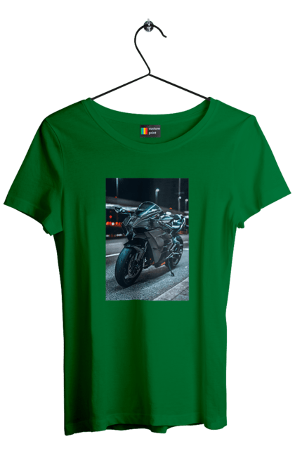 Футболка женская с принтом Мото цитаты. Байк, мото, спорт, цитаты. 2070702