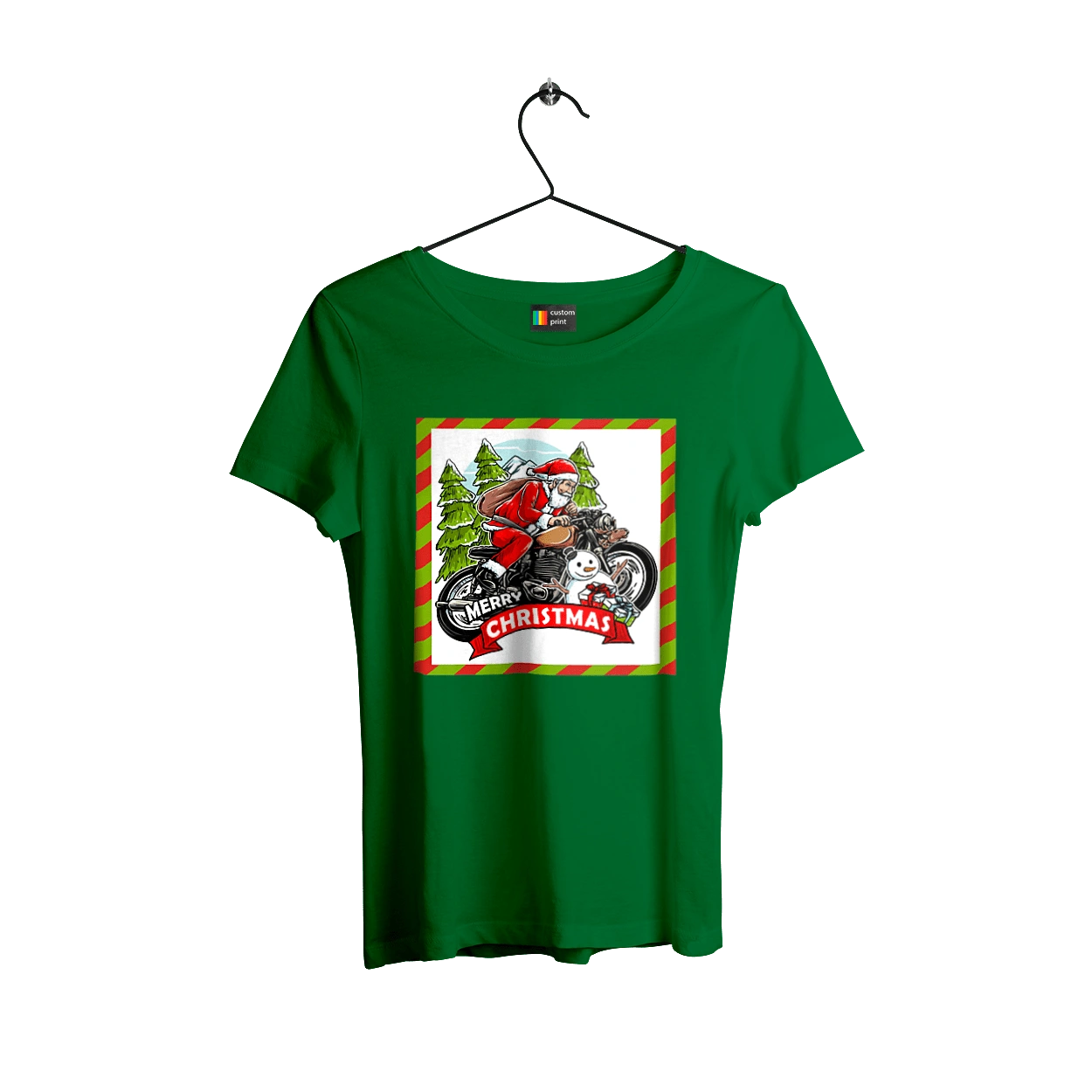 Santa on a motorcycle