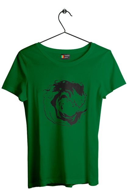 Футболка женская с принтом Девушка волна. Волна, девушка, море. 2070702