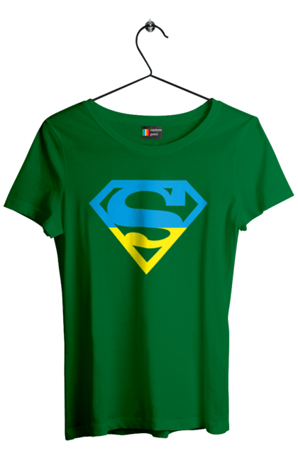 Women`s t-shirt with prints Ukraine super. Super, symbolism, ukraine. 2070702