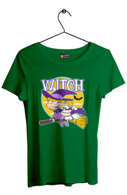 Women's t-shirt with prints Rugrats Angelica Pickles. Angelica pickles, animated series, nickelodeon, rugrats. 2070702