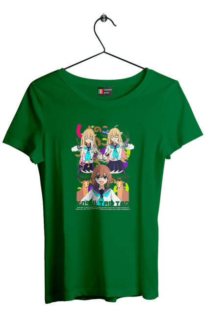 Women's t-shirt with prints My Deer Friend Nokotan. Anime, comedy, deer, manga, nokotan, shikanoko. 2070702