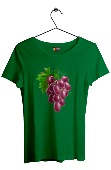 Women`s t-shirt with prints Grapes. Grapes. 2070702