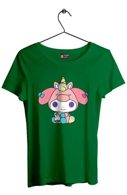 Women's t-shirt with prints My Melody. Hello kitty, my melody, sanrio. 2070702