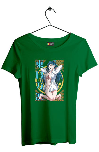 Women's t-shirt with prints Chained Soldier Himari Azuma. Anime, chained soldier, himari, himari azuma, manga. 2070702